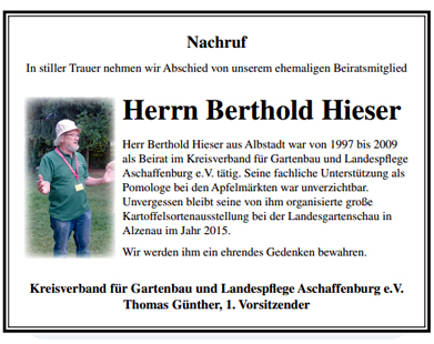 KV Gartenbauvereine Aschaffenburg